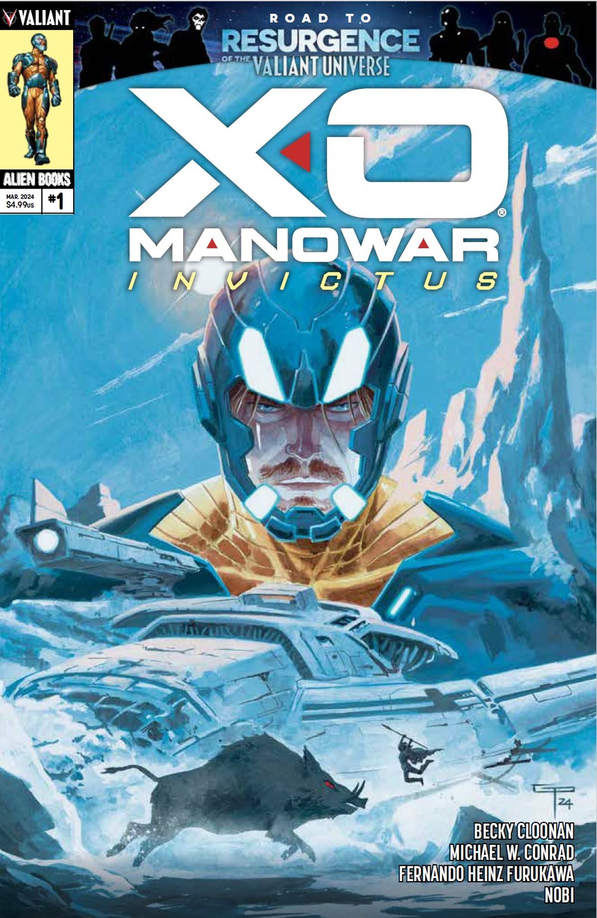 X-O Manowar: Invictus #1 cover