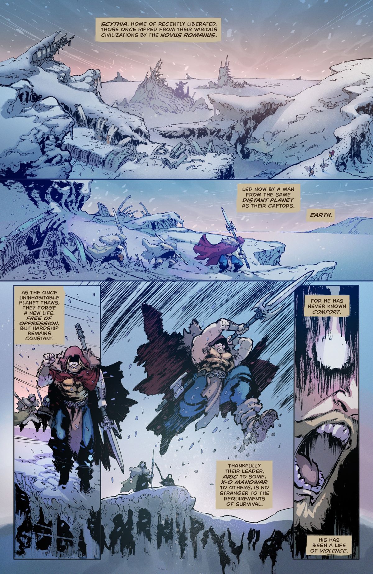 X-O Manowar: Invictus #1 preview 1