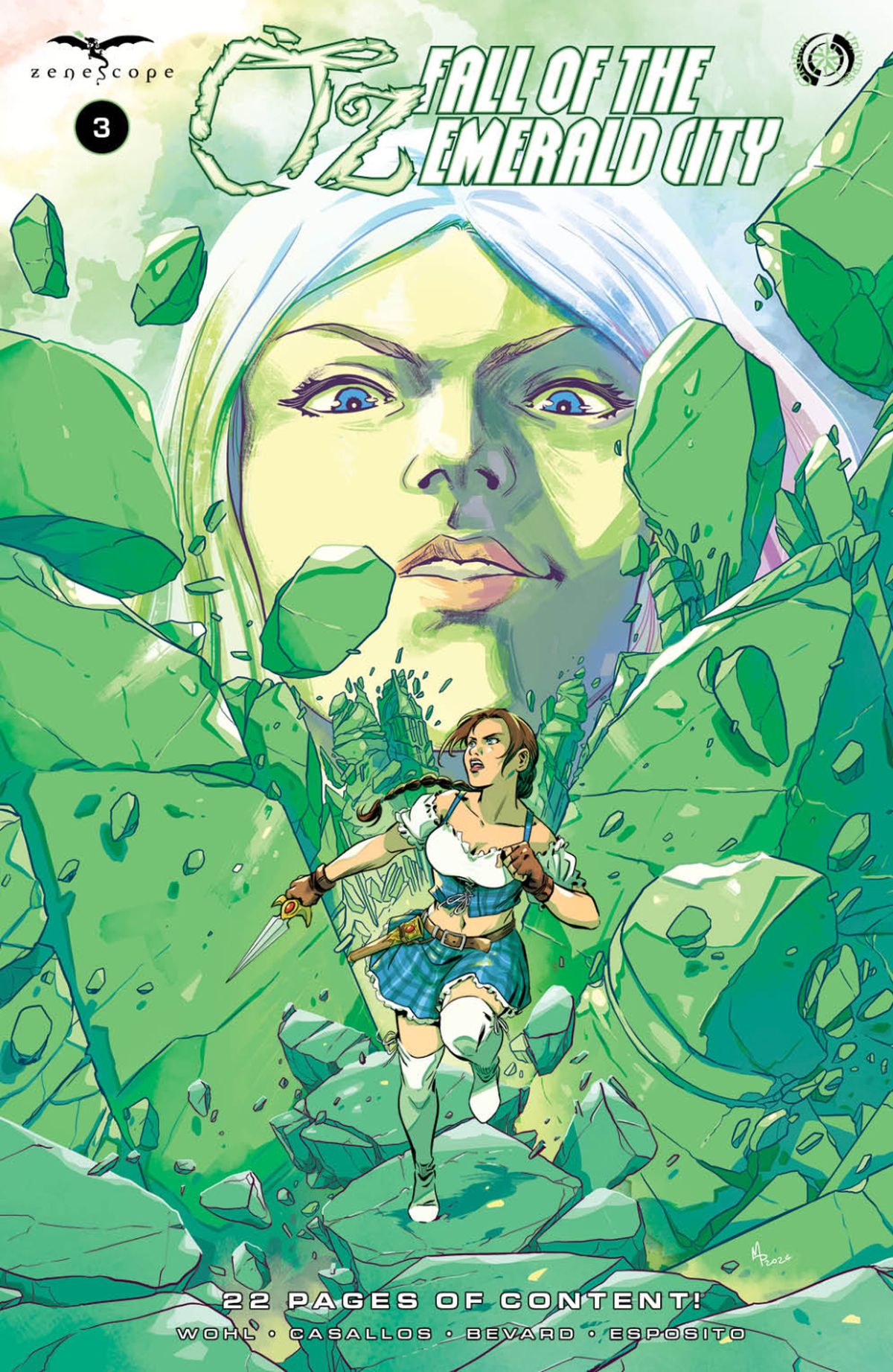 Oz: Fall of the Emerald City #3 cover B