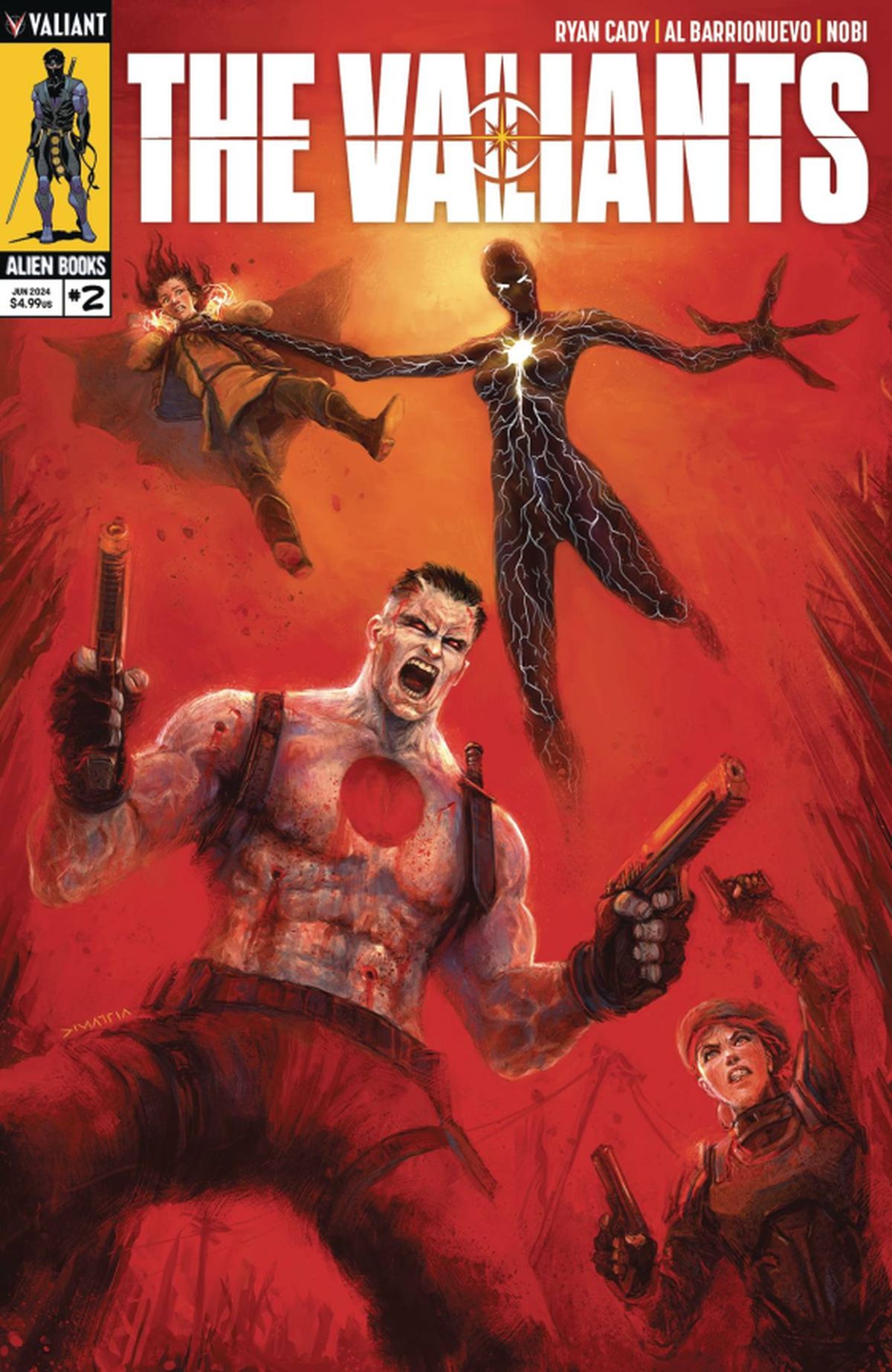 The Valiants #2 cover A