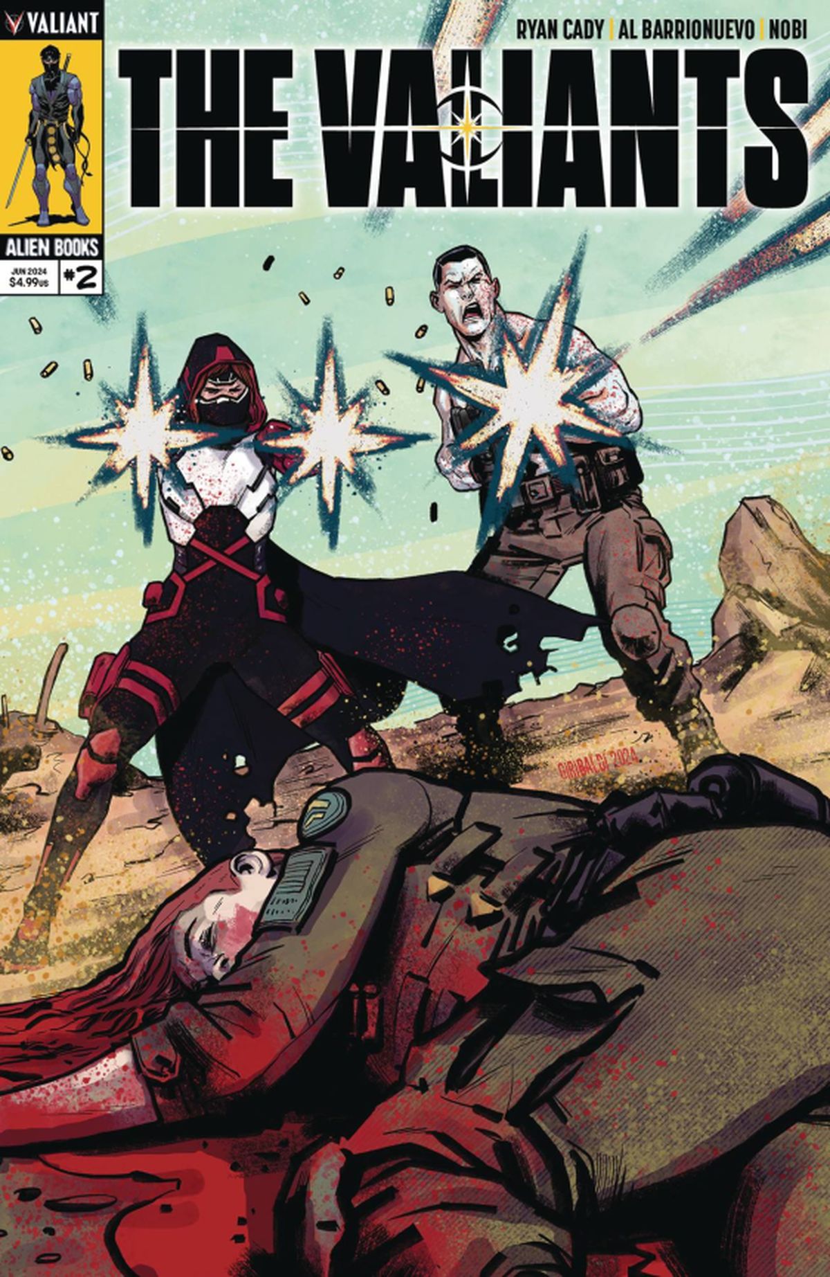 The Valiants #2 cover B