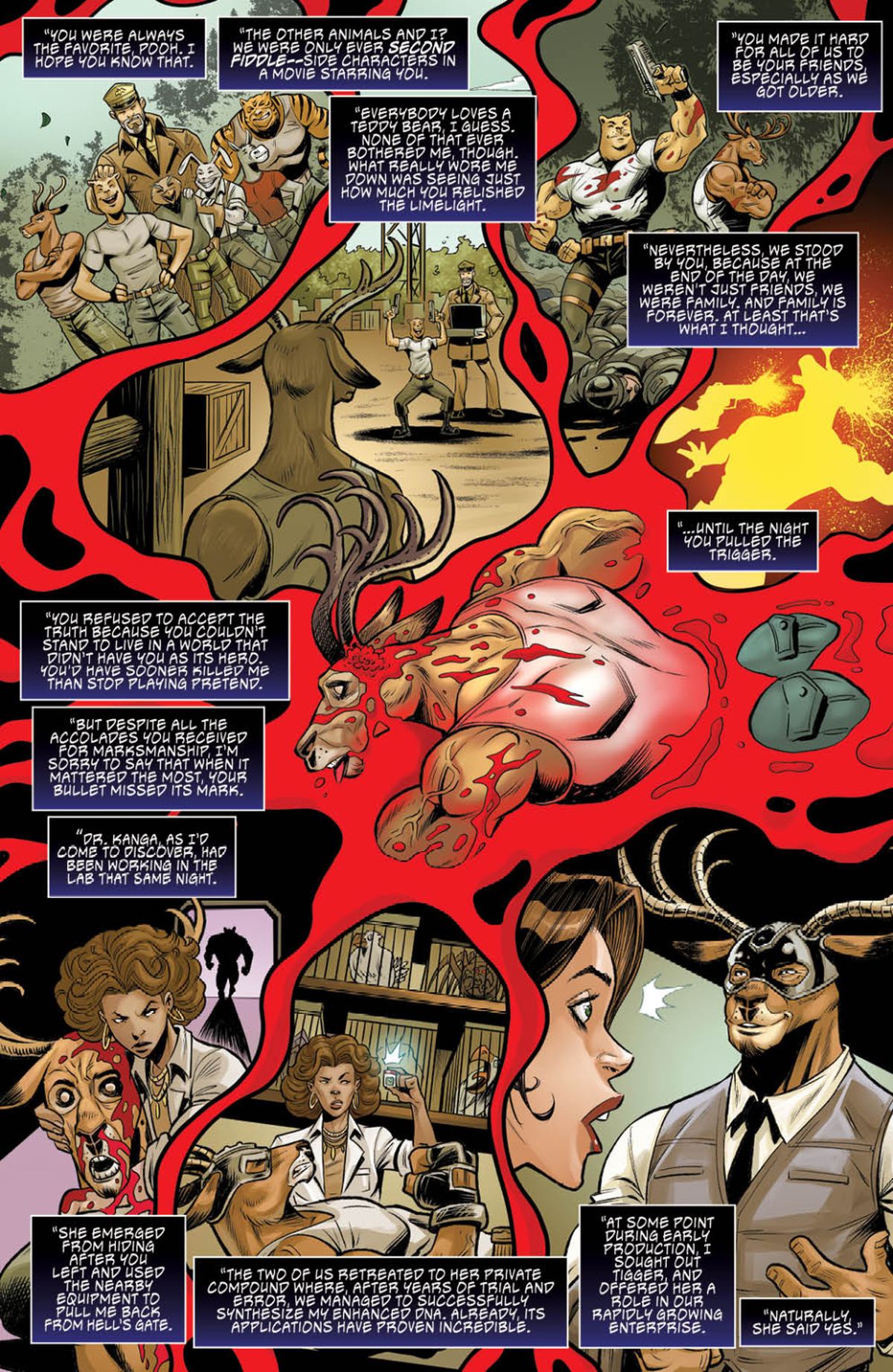 Pooh vs. Bambi #3 preview 1