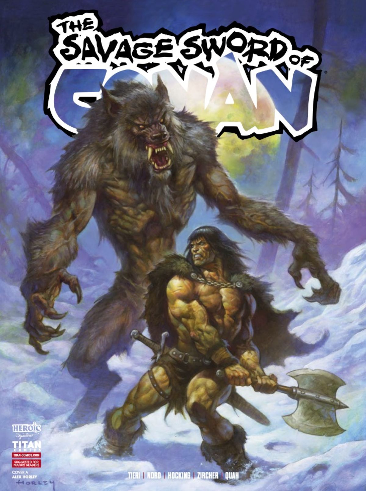 The Savage Sword of Conan #3 cover A