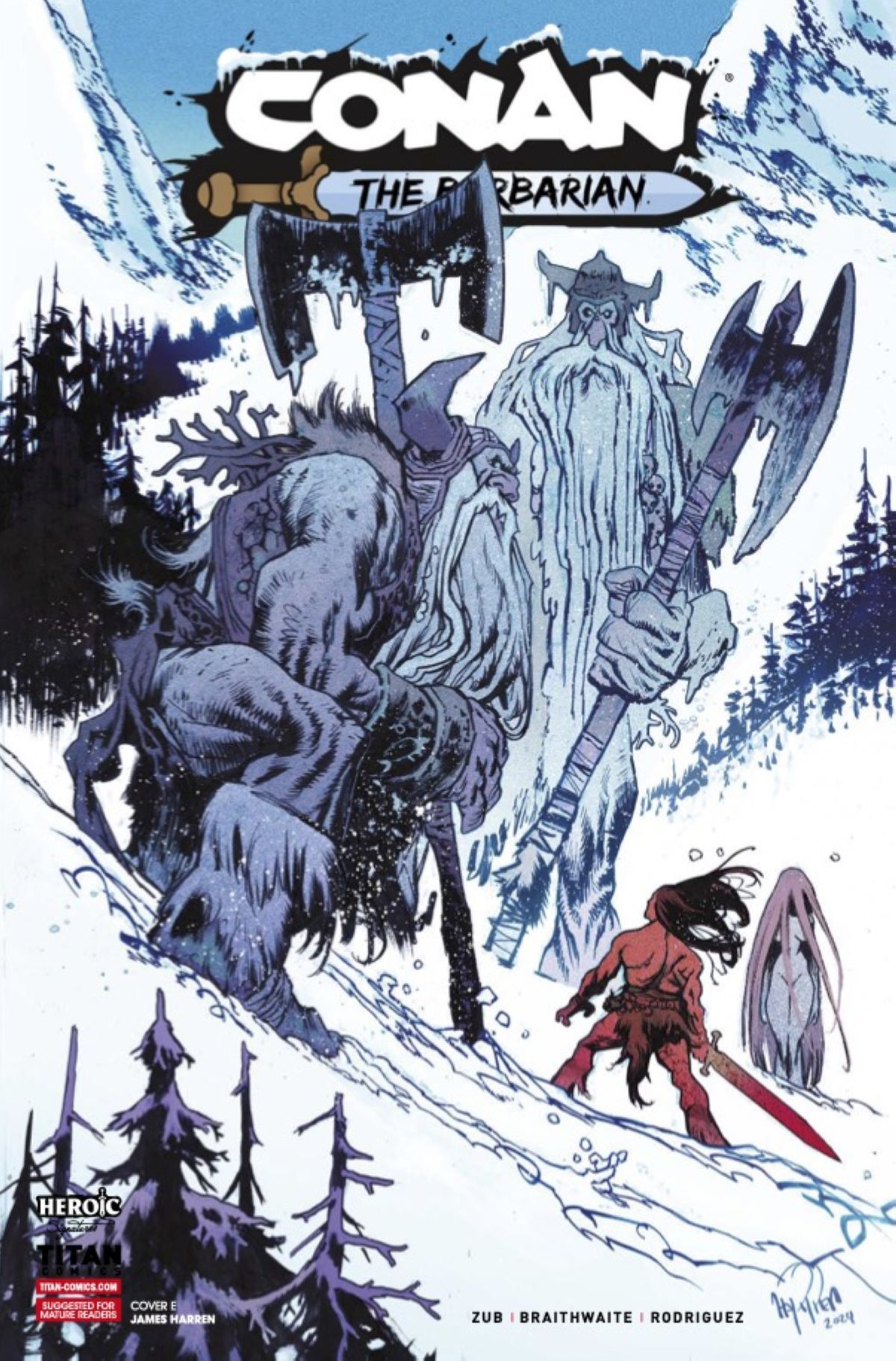 Conan The Barbarian #14 Cover E