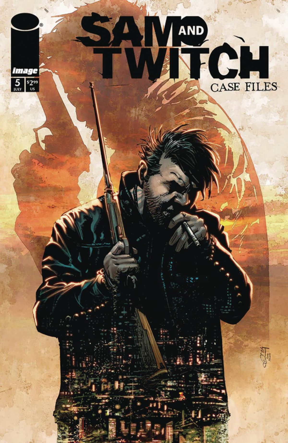 Sam and Twitch Case Files #5 cover A