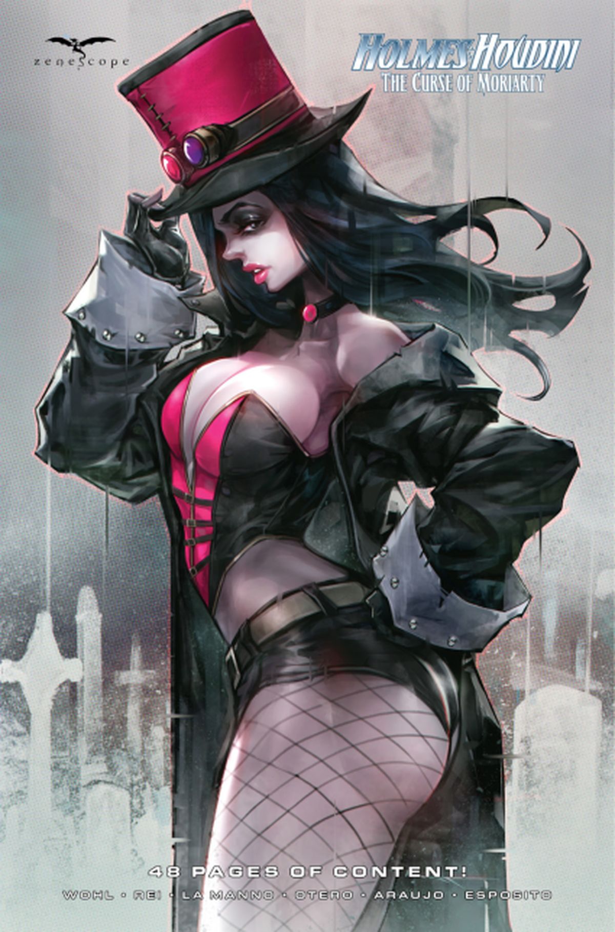 Holmes & Houdini: The Curse of Moriarty cover D