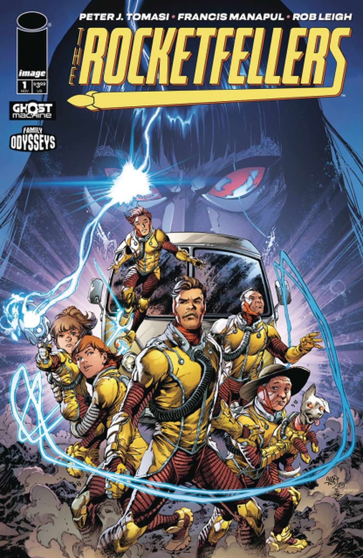 The Rocketfellers #1 cover B