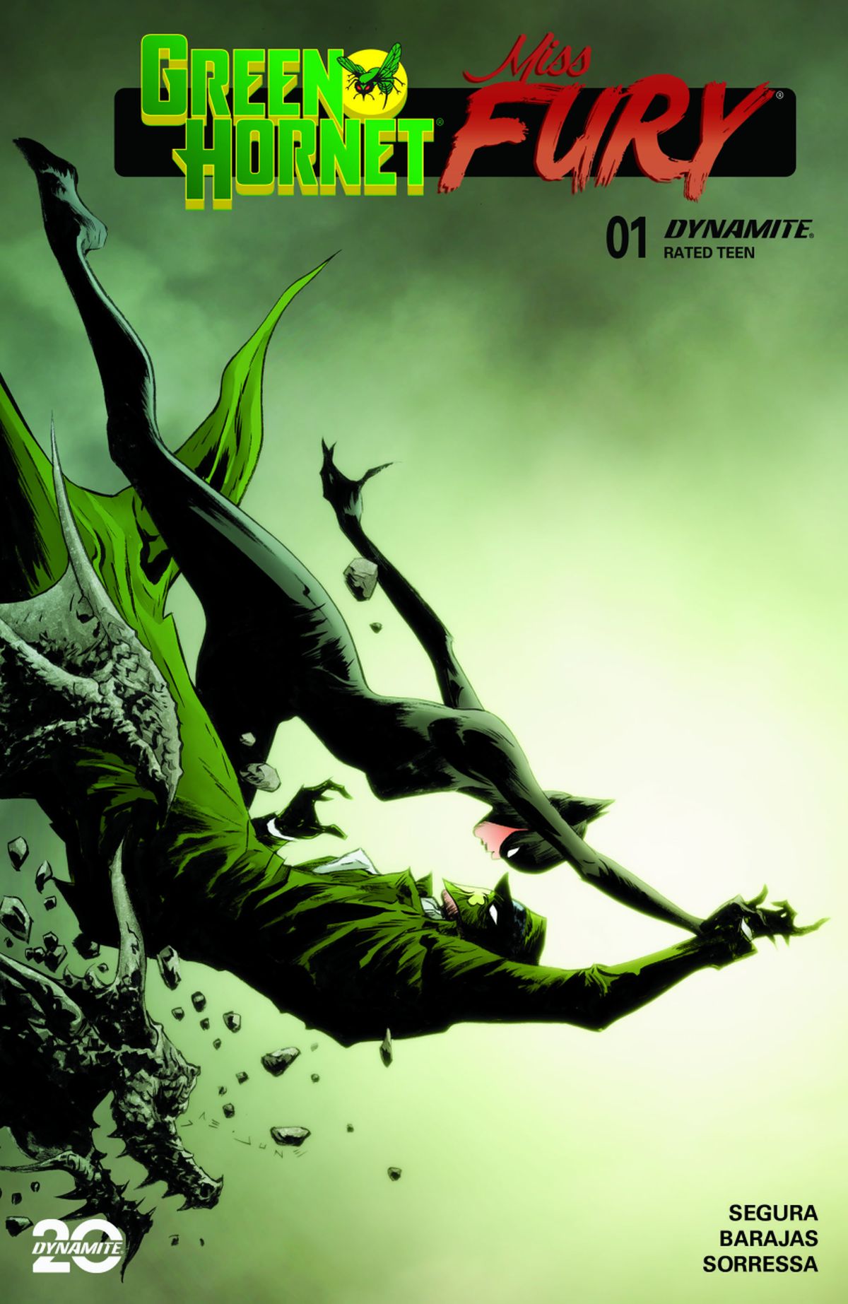 Green Hornet-Miss Fury #1 Cover B