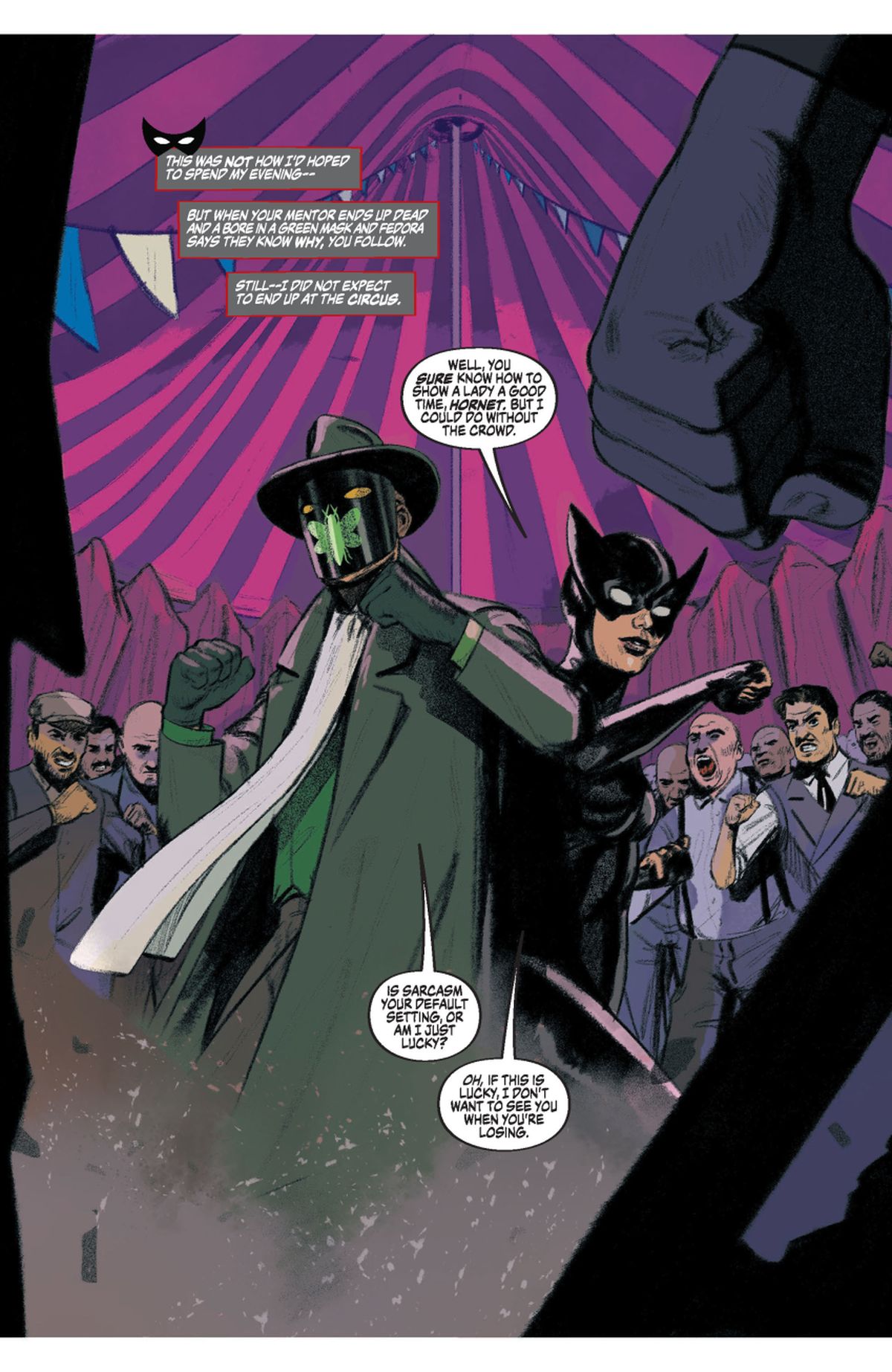 Green Hornet-Miss Fury #1 preview 1