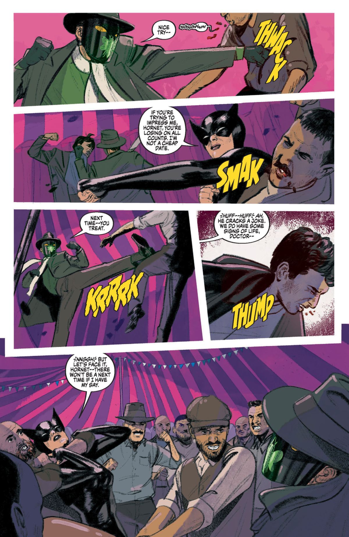 Green Hornet-Miss Fury #1 preview 2