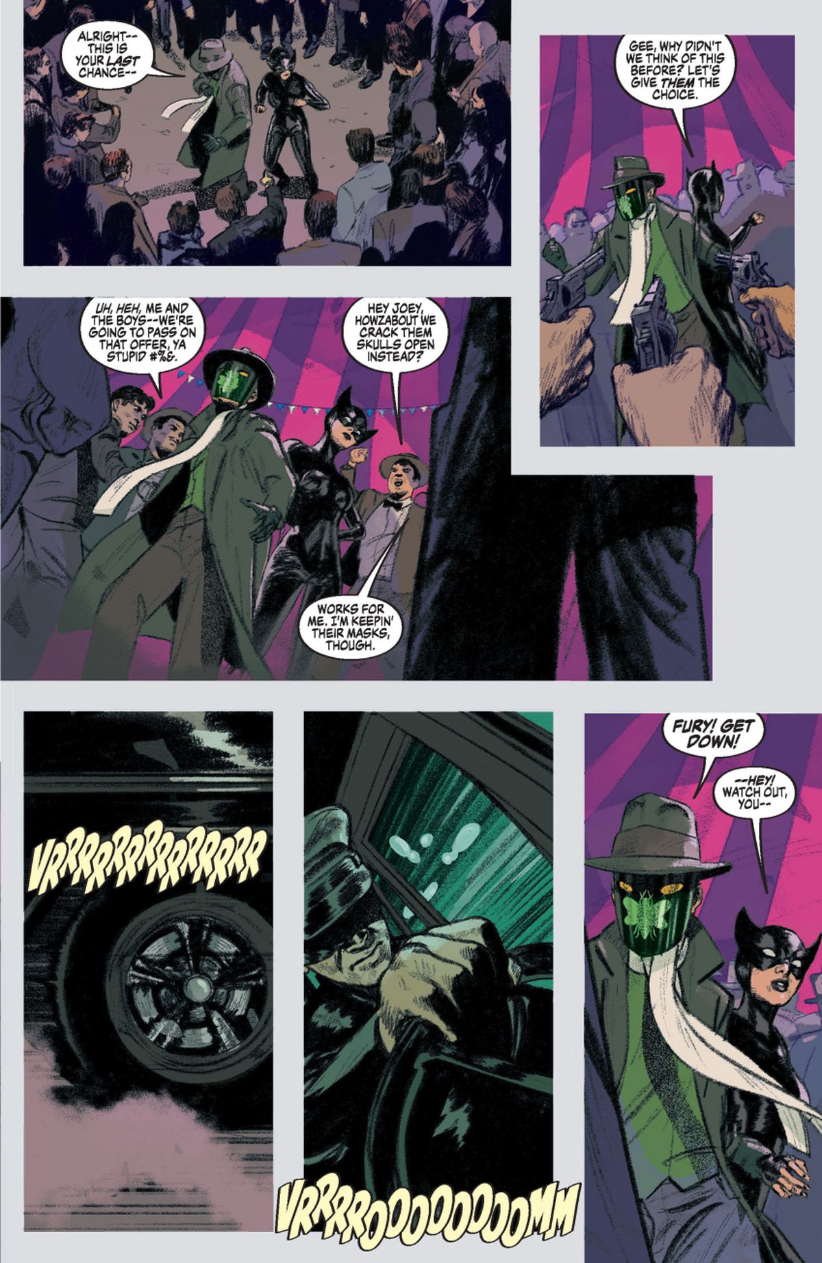 Green Hornet-Miss Fury #1 preview 3