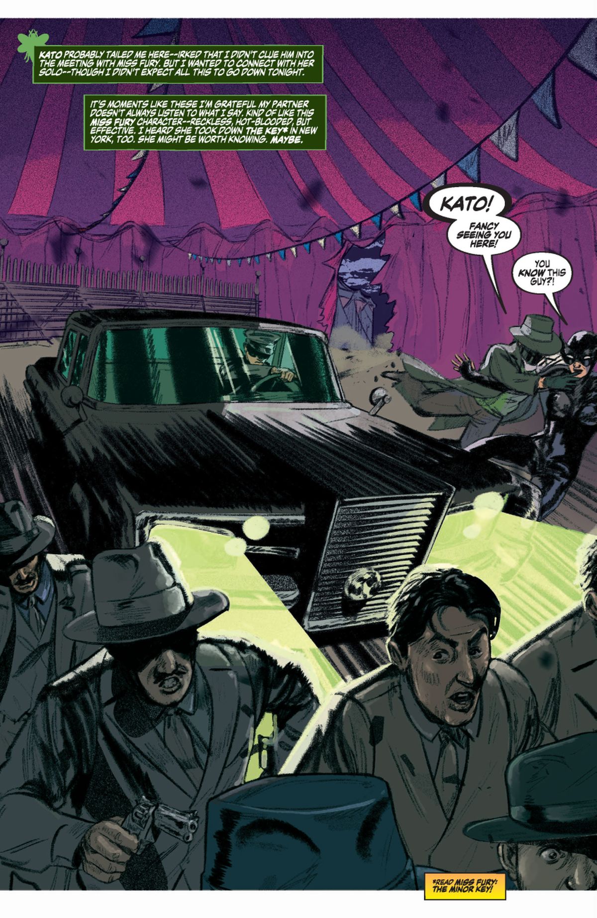 Green Hornet-Miss Fury #1 preview 4
