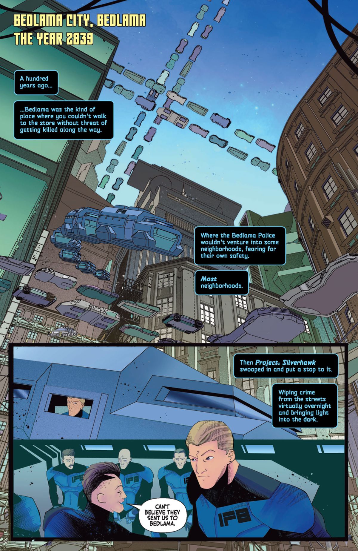 Silverhawks #1 preview 1