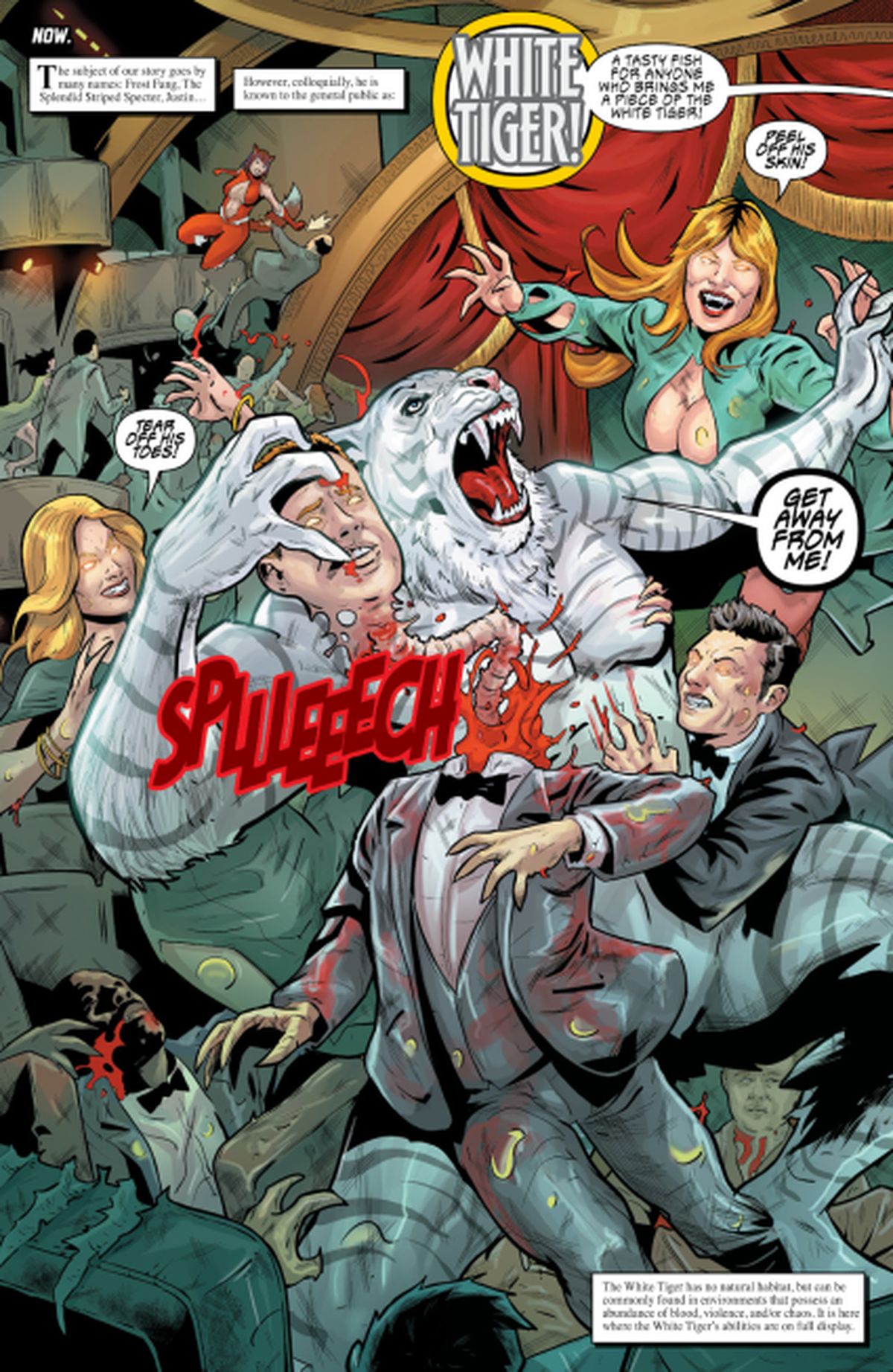 White Tiger - Claws, Paws & Outlaws preview 1