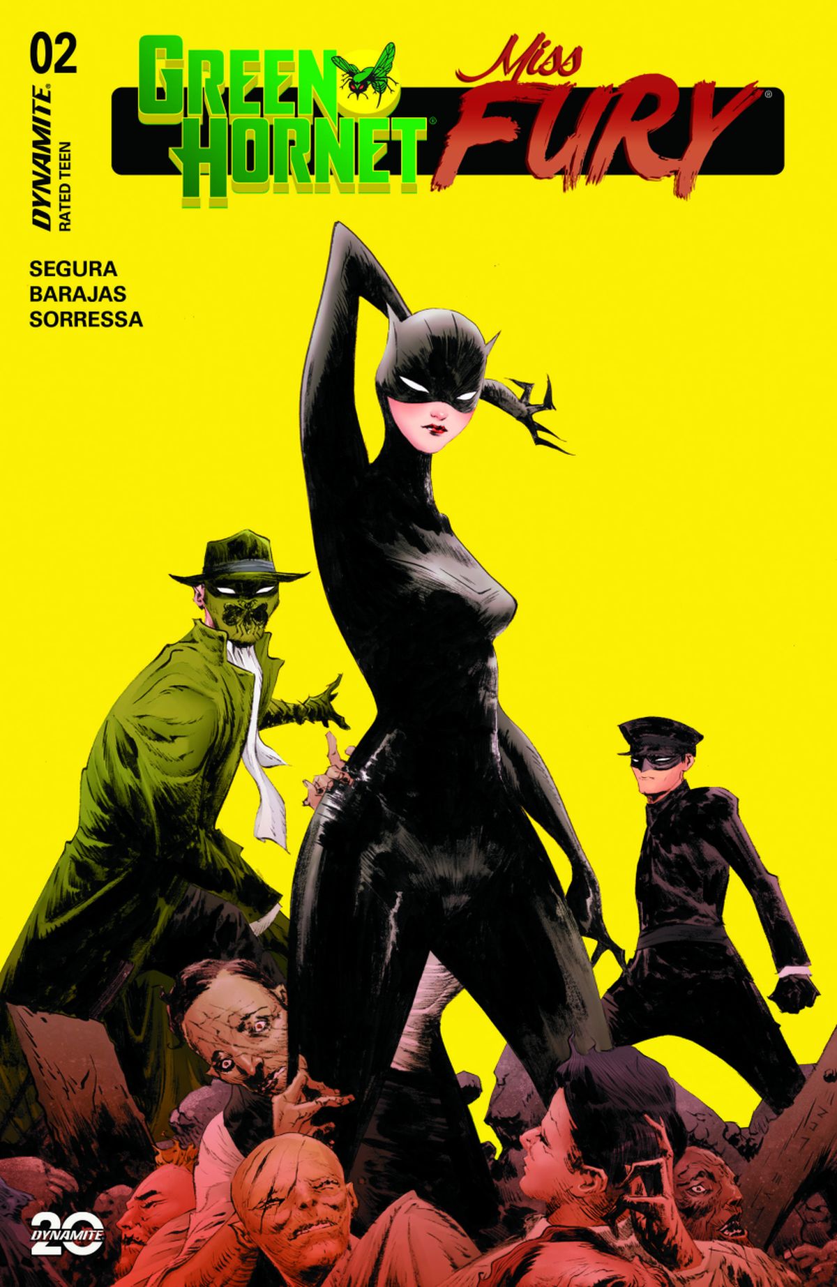 Green Hornet - Miss Fury #2 cover B