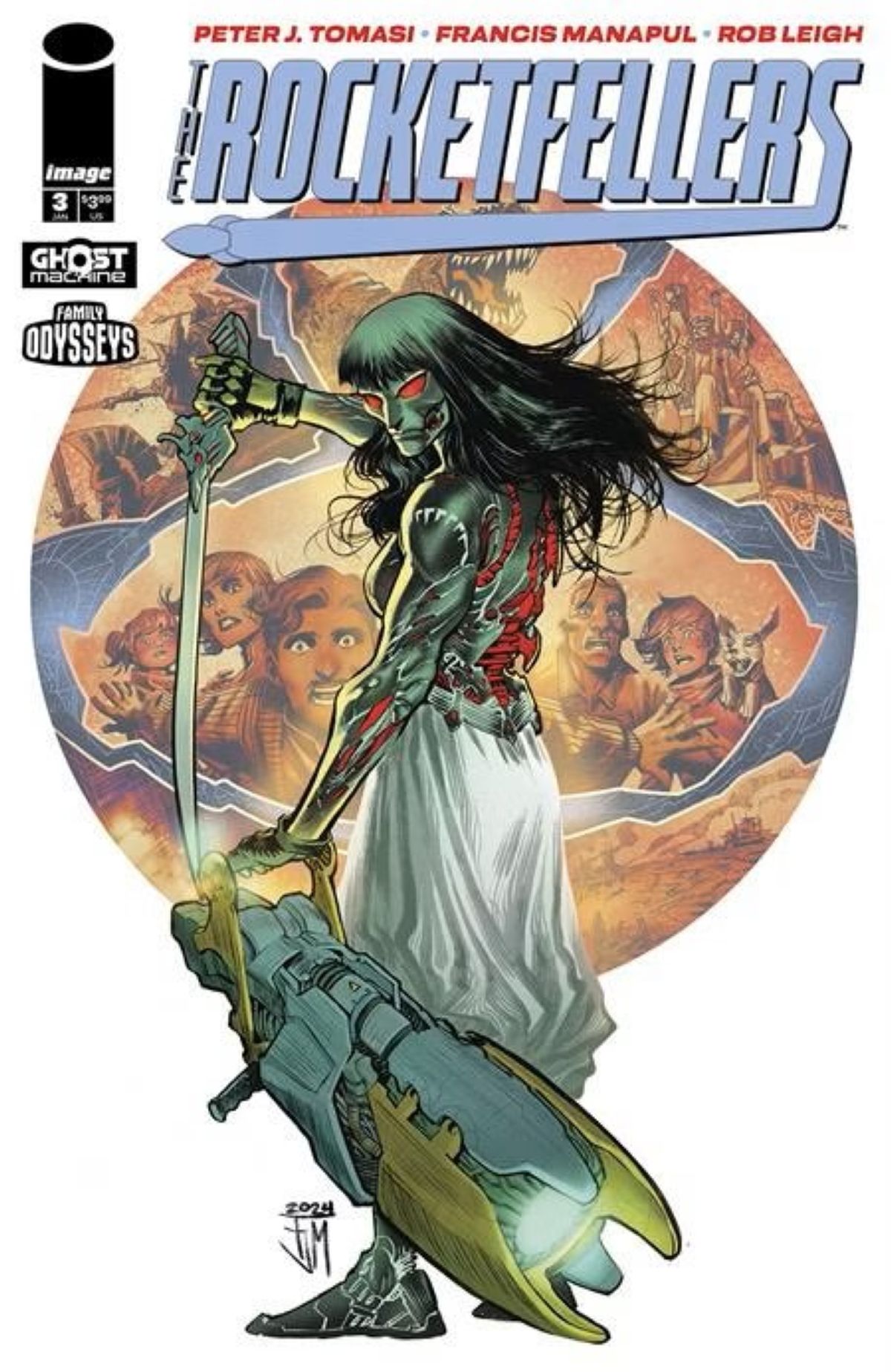 The Rocketfellers #3 cover A