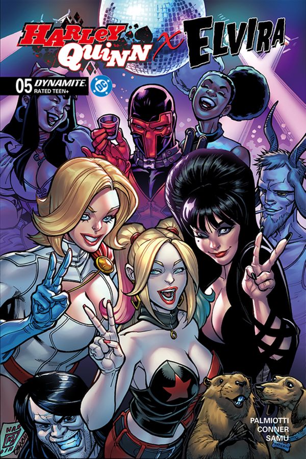 Harley Quinn X Elvira 5 Cover B