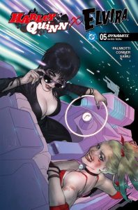 Harley Quinn X Elvira 5 Cover D