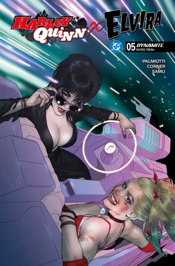 Harley Quinn X Elvira 5 Cover D