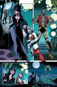 Harley Quinn X Elvira 5 preview 2