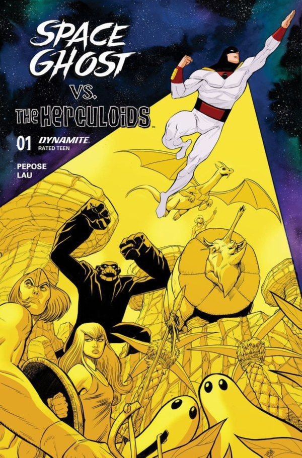 Space Ghost vs The Herculoids 1 cover B